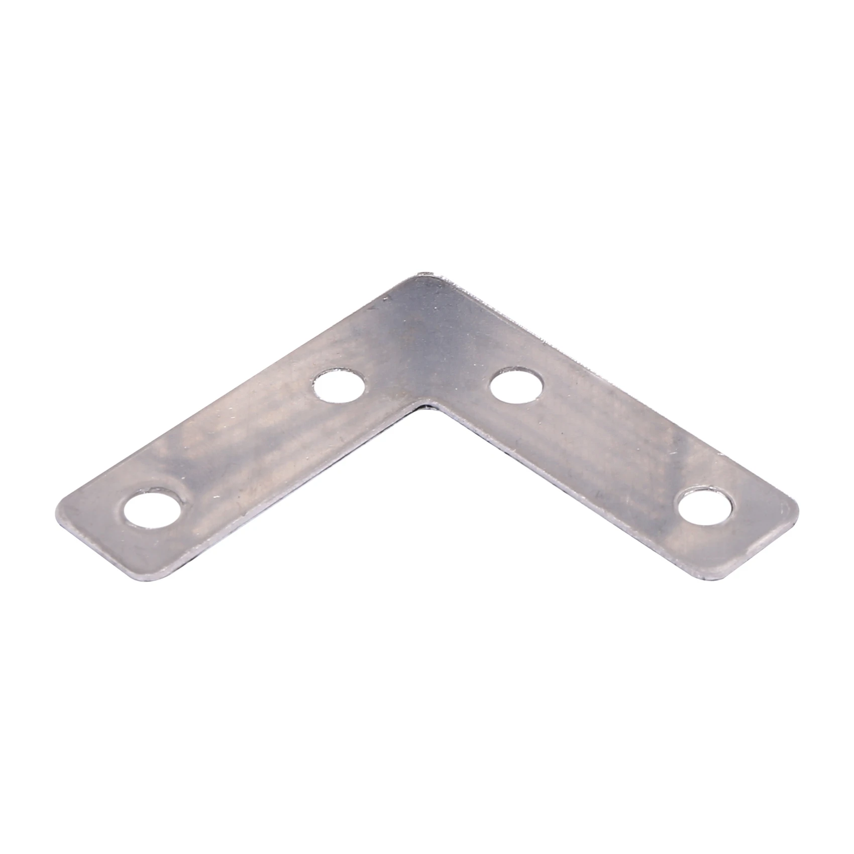 A93E-50Mmx50mmx1mm L Shaped Flat Fixing Mending Repair Plates Brackets 30Pcs
