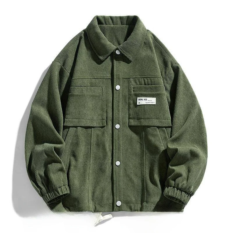 

Вельветовый тюнер в стиле ретро, мужской весенне-осенний модный модный дэт спецодежды для подростков, универсальная мужская одежда Sli