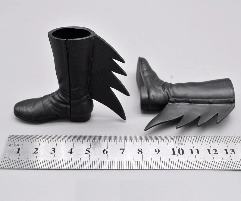 

1/6 MEDICOM RHA Black Amazon Light Armor Boots Shoes Accessories Fit 12" Doll Figure Collectable