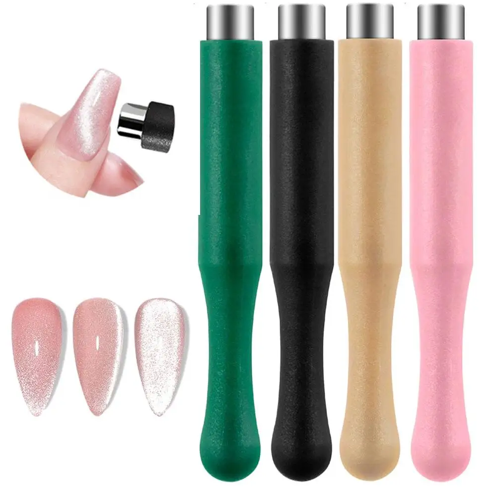 Magnete per occhi di gatto per nail art Magnete per strisce spesse super resistenti Magnete per occhi di gatto per smalto gel per unghie Strumento per manicure multifunzione 3D