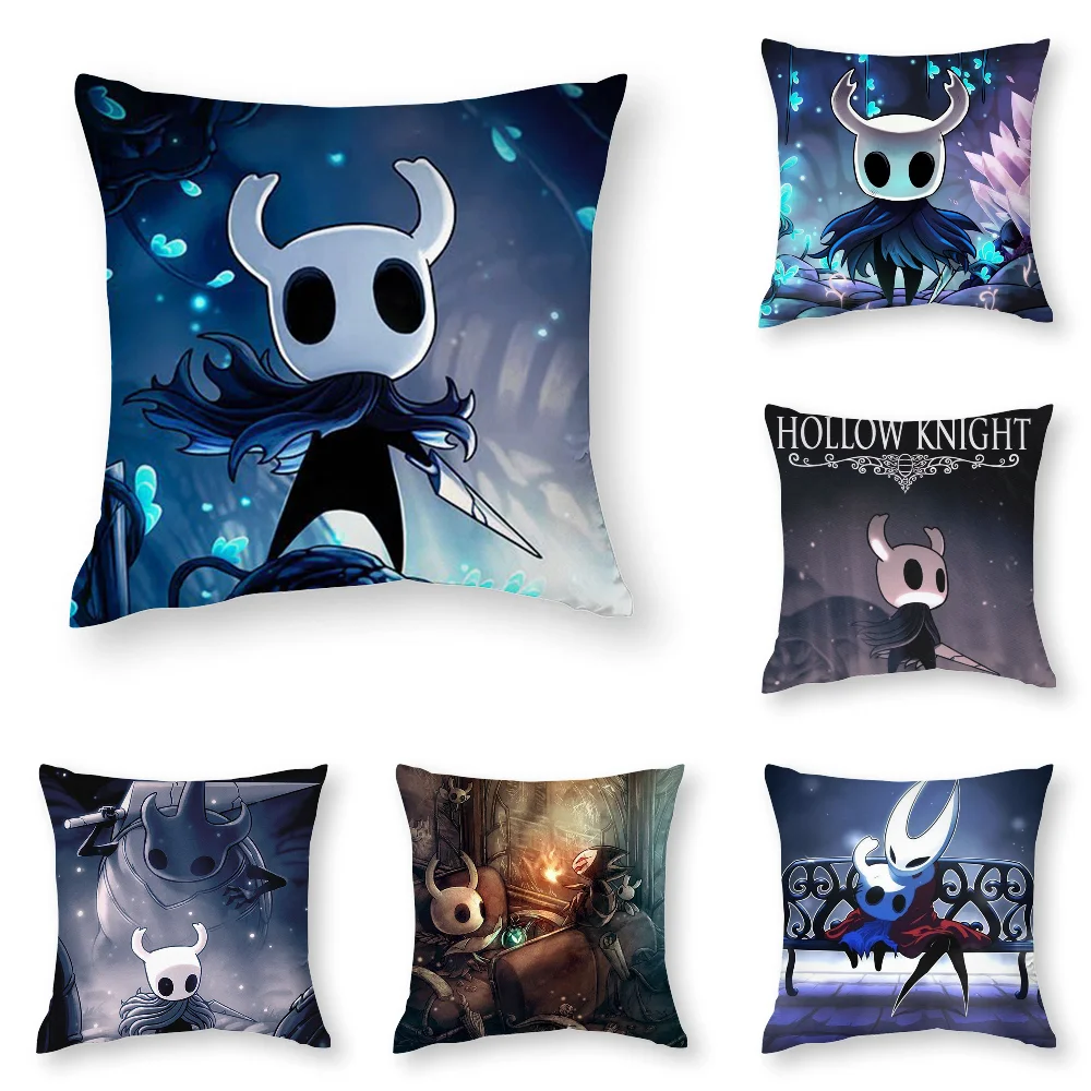 

Cartoon Hollow Knights Pillow Case 3D Print Polyester Fiber 40*40 cm Home Sofa Throw Pillow Cover Decoration Festival Gift