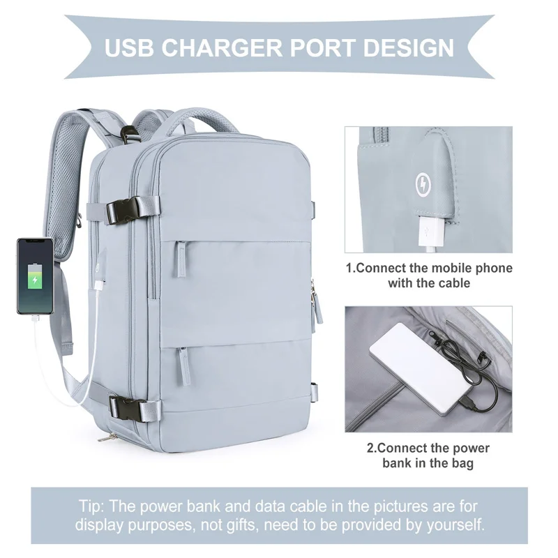 Nesitu ไนลอนขนาดใหญ่ความจุ A4 14 15.6 16 นิ้วแล็ปท็อปกระเป๋าเป้สะพายหลังผู้หญิงกระเป๋านักเรียนกระเป๋าเดินทางสีชมพูสีดําสีเทาสีชมพูสีฟ้า M257171