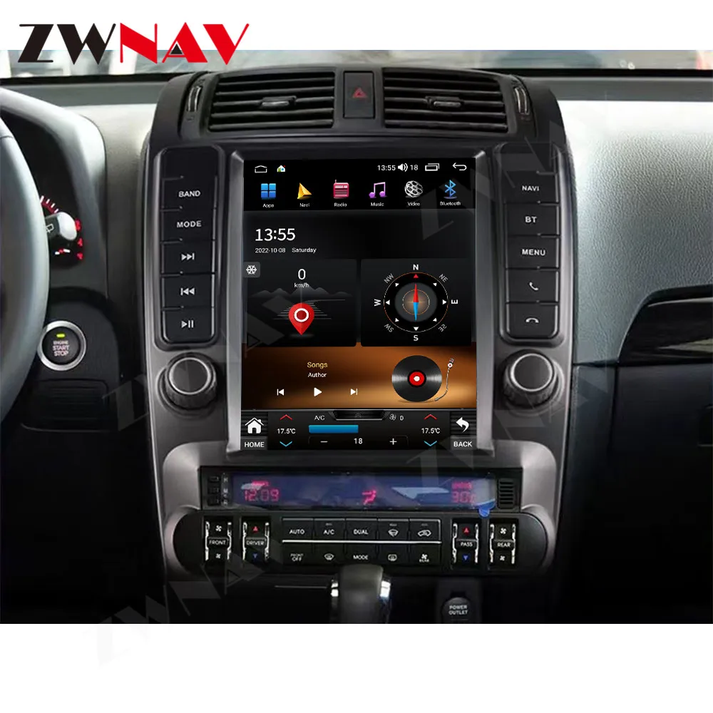 12.1 Inch Car Radio Android 13 For Kia Borrego 2008-2013 Multimedia Vidio Player Auto GPS Navigation Stereo Head Unit BT Carplay