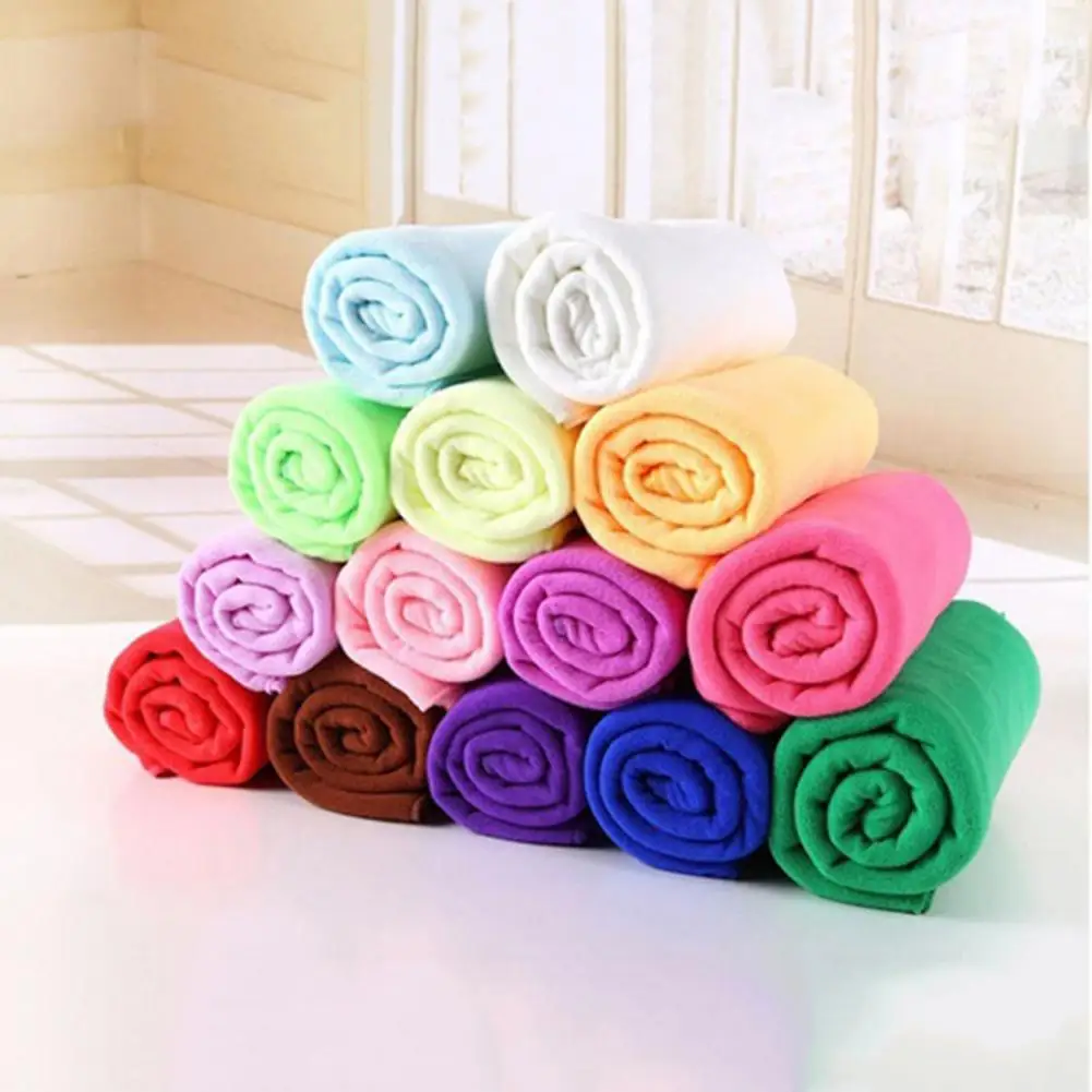 Microfiber Car Cleaning Towel Thin Microfibre Washing Cloths Dishcloths Rag Absorbent Towel Plush Home Kitchen Cleaning Towel