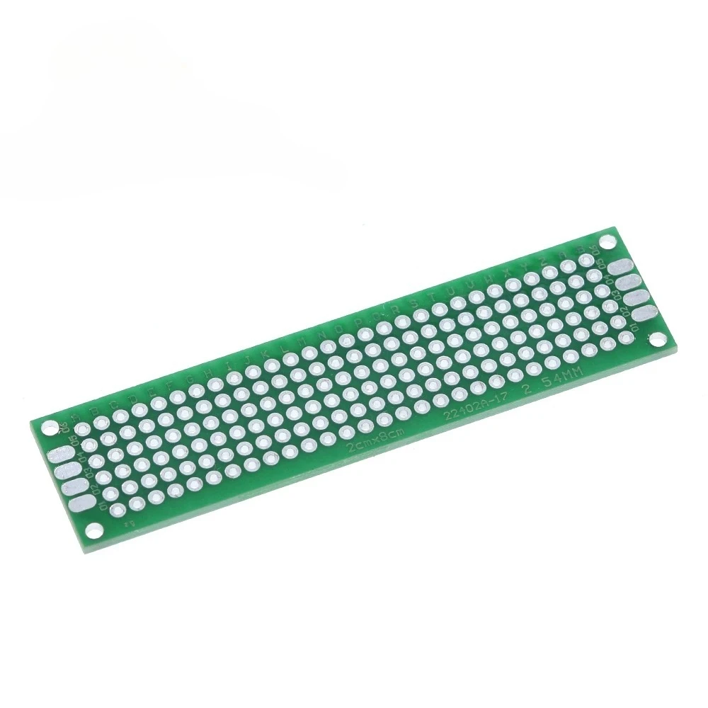 1/10pcs 2x8 placa protótipo de cobre de dupla face placa universal placa de desenvolvimento