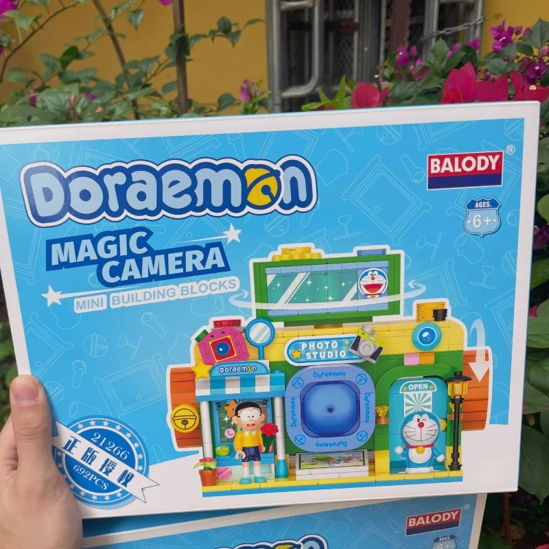 BALODY كاميرا عبقور جديدة اللبنات لغز تجميع الجسيمات الصغيرة لعبة نموذج البناء التلفزيون هدية للأطفال
