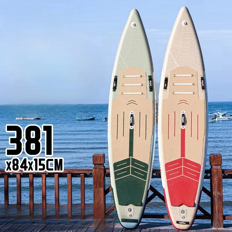 

Factory Wholesale PVC Race Red Customized Hydrofoil Dual Layer Outdoor Surfboard Inflatable Stand up Paddle Board