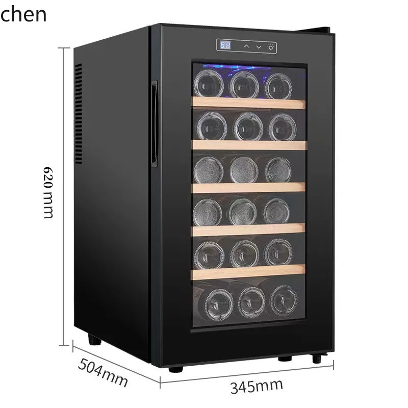 HXL 18-Pack Red Wine Constant Temperature Wine Cabinet Refrigerator Electronic Air Cooling Refrigerated Cabinet