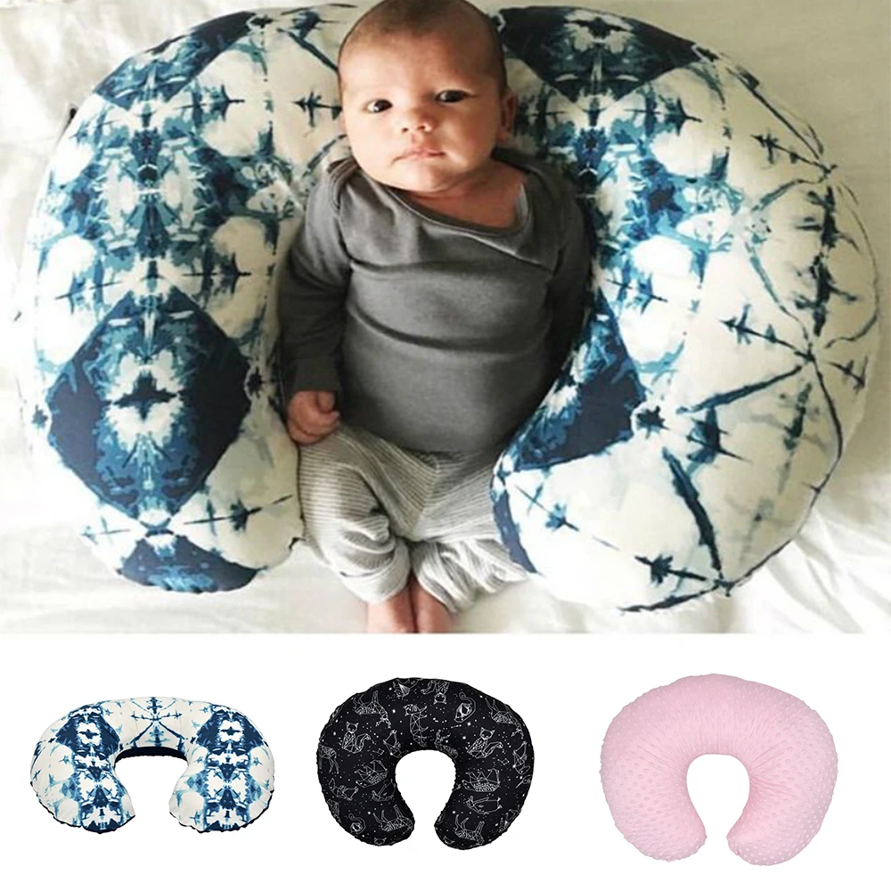 

22.5" x 18" Nursing Pillow Cover, Breastfeeding Pillow Positioner Slipcover Fits for Baby Boy Girl Support Removable Cover