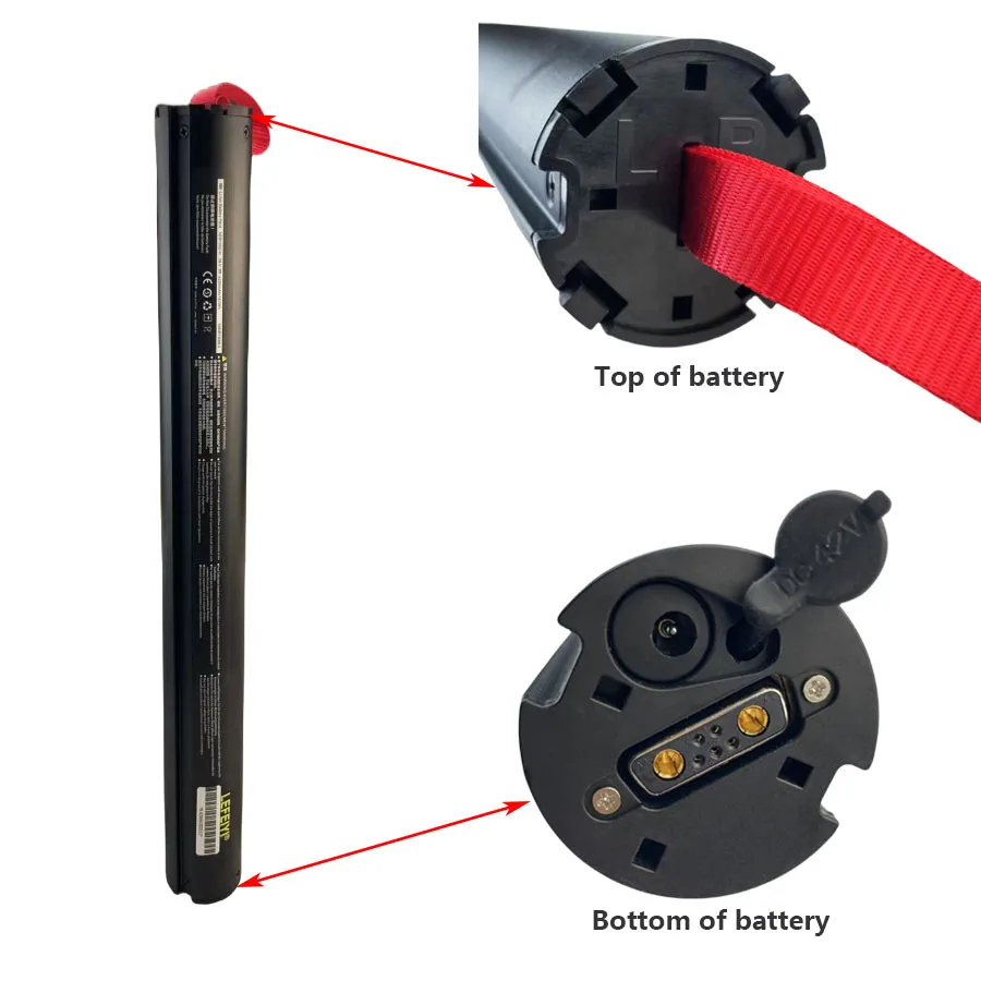 

36V 5.2AH lithium battery pack, carbon fiber scooter X7 electric scooter battery pack, carbon fiber battery accessories