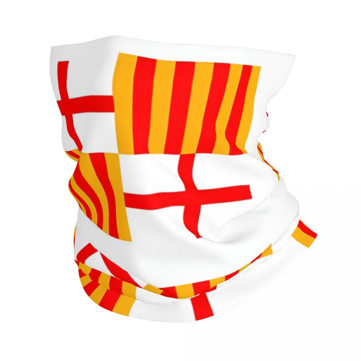 Barcelona Flag Bath Mat Headband Neck Cycling Tube Scarf Bandana Gaiter All Seasons Unisex