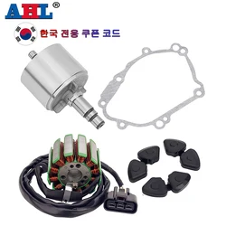 AHL Stator Coil Flywheel Rotor Magneto Stator Gasket Rubber For YAMAHA YZFR1 R1 2004-2008 FZ8 FZ8N FZ8S 11-13 FZ1 FZ1-N FZ1-S