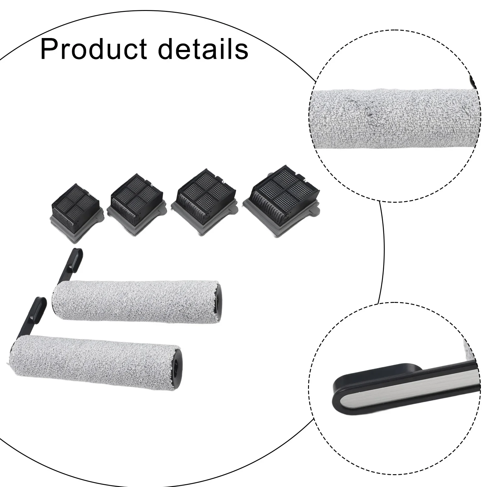 

Efficient Cleaning Replacement Filter Brush Easy Installation Hygienic Floors Daily Maintenance For IFloor Series