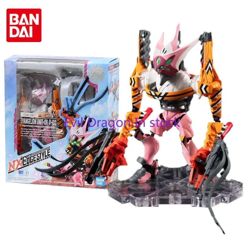 Bandai Genuine Evangelion Anime Figure NXEDGE NX EVA NX-0055 Unit 08 β Collection Model Anime Action Figure Toys for Children