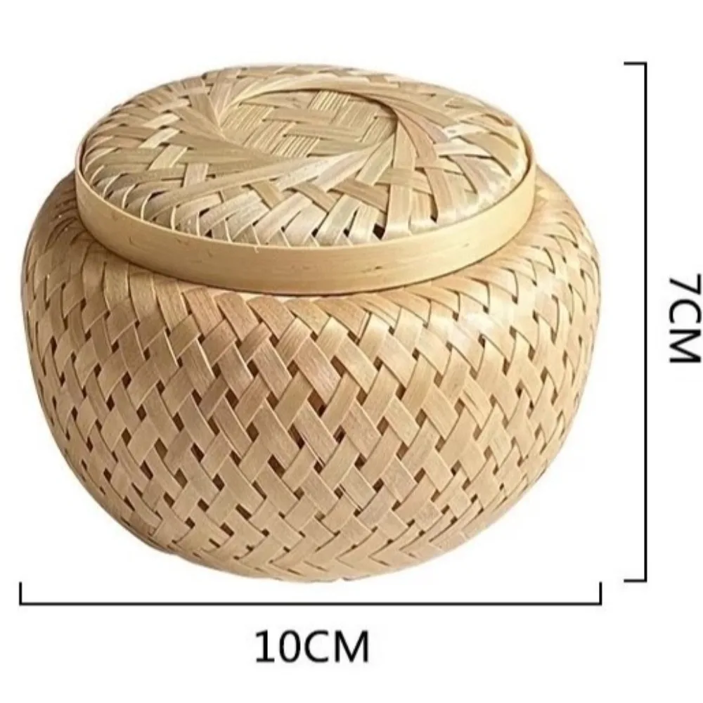 سعة كبيرة منظم مجوهرات الأوركيد تصميم الأوركيد زهرة شكل تخزين المجوهرات الخيزران نسج أقراط التخزين