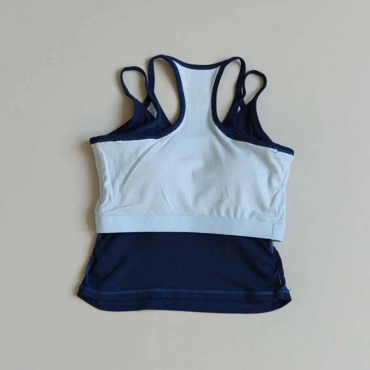 Yoga-Bekleidung Weste mit Brustpolster Stoßfest Schöner Rücken Oberbekleidung Lauf-Trainingsunterwäsche Pilates Fitness-Bekleidung – Detail 6