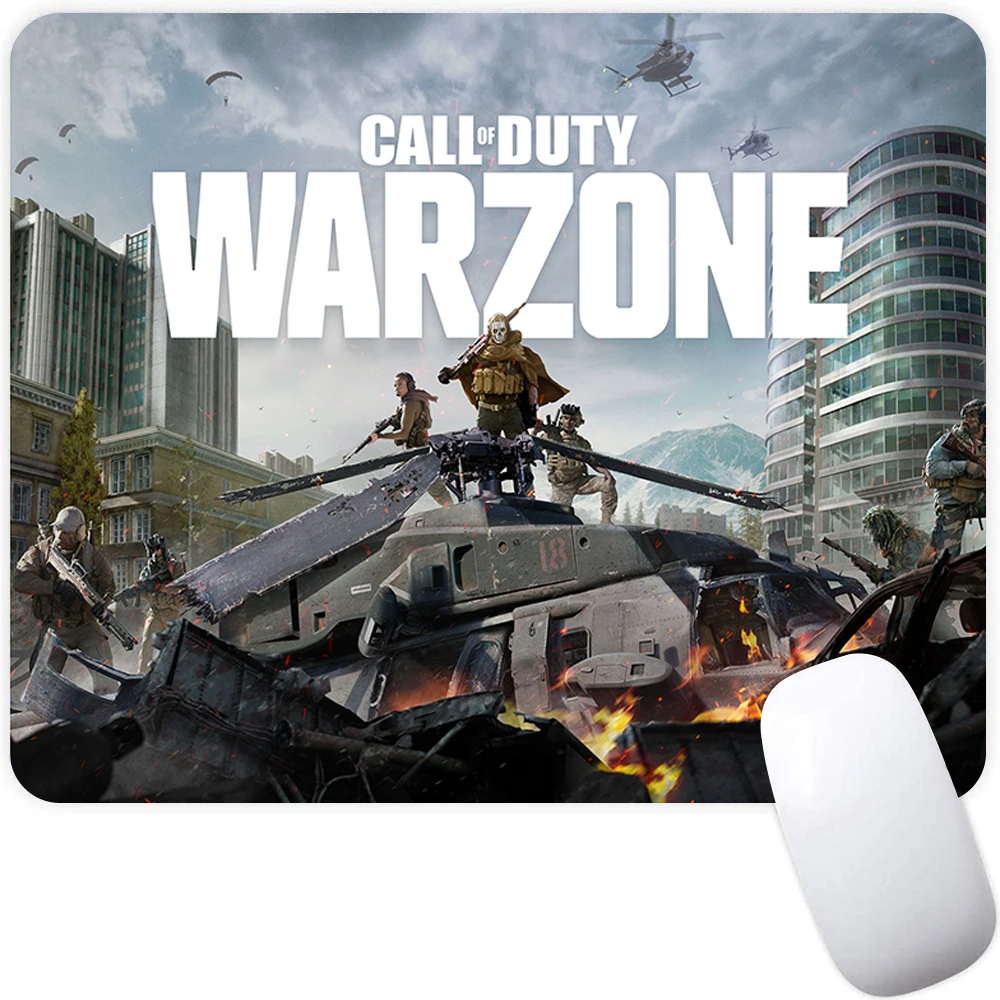 Call of Duty Warzone Small Gaming Mouse Pad Computer Mousepad PC Gamer Mouse Mat XXL Laptop Mouse Carpet Keyboard Mat Desk Pad