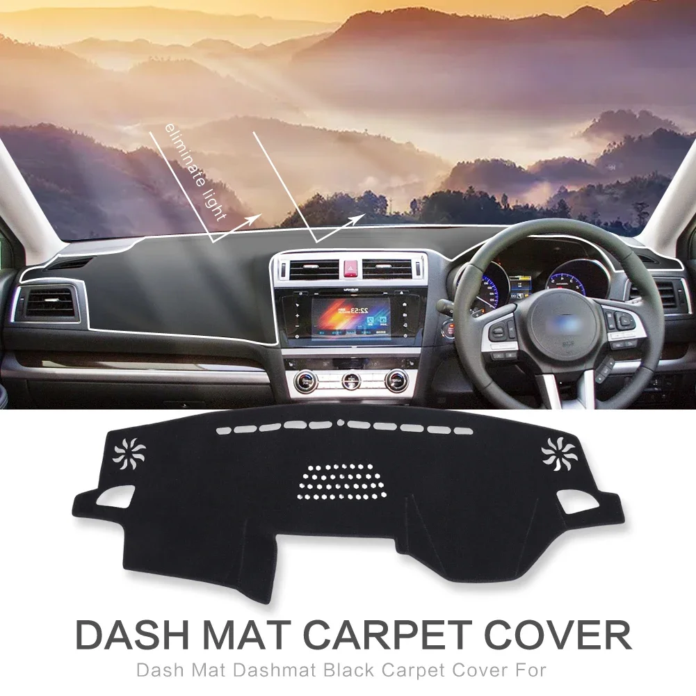 

For Subaru Outback Legacy 2015 2016 2017 2018 2019 Car Dashboard Mat Sunshade Protective Carpet Dash Mat Dashmat