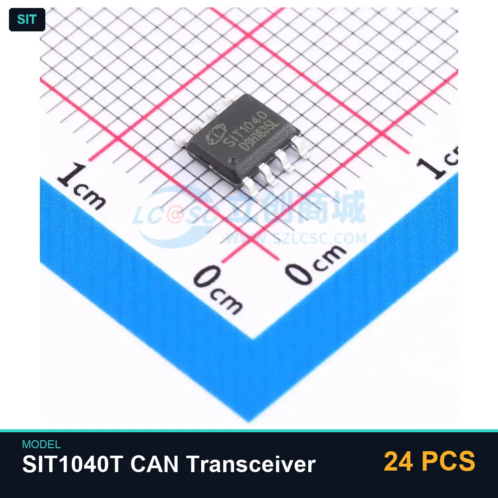 24 PCS SIT SIT1040T CAN Transceiver