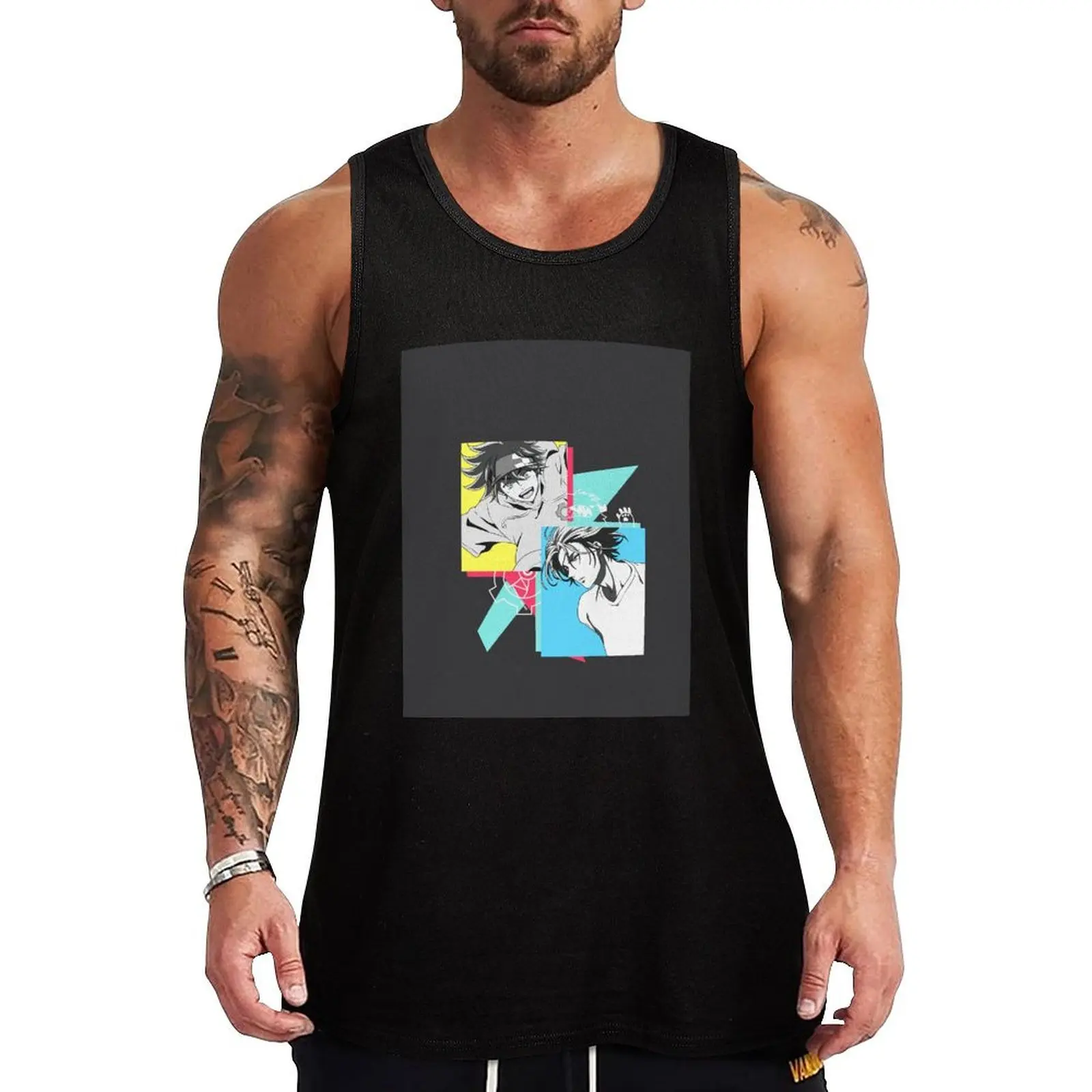 

Reki x Langa Tank Top Men's t-shirt sports t-shirts for men Men's gym