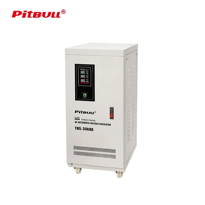 ISO9001 approved 30kva DBW three phase servo motor control voltage regulator