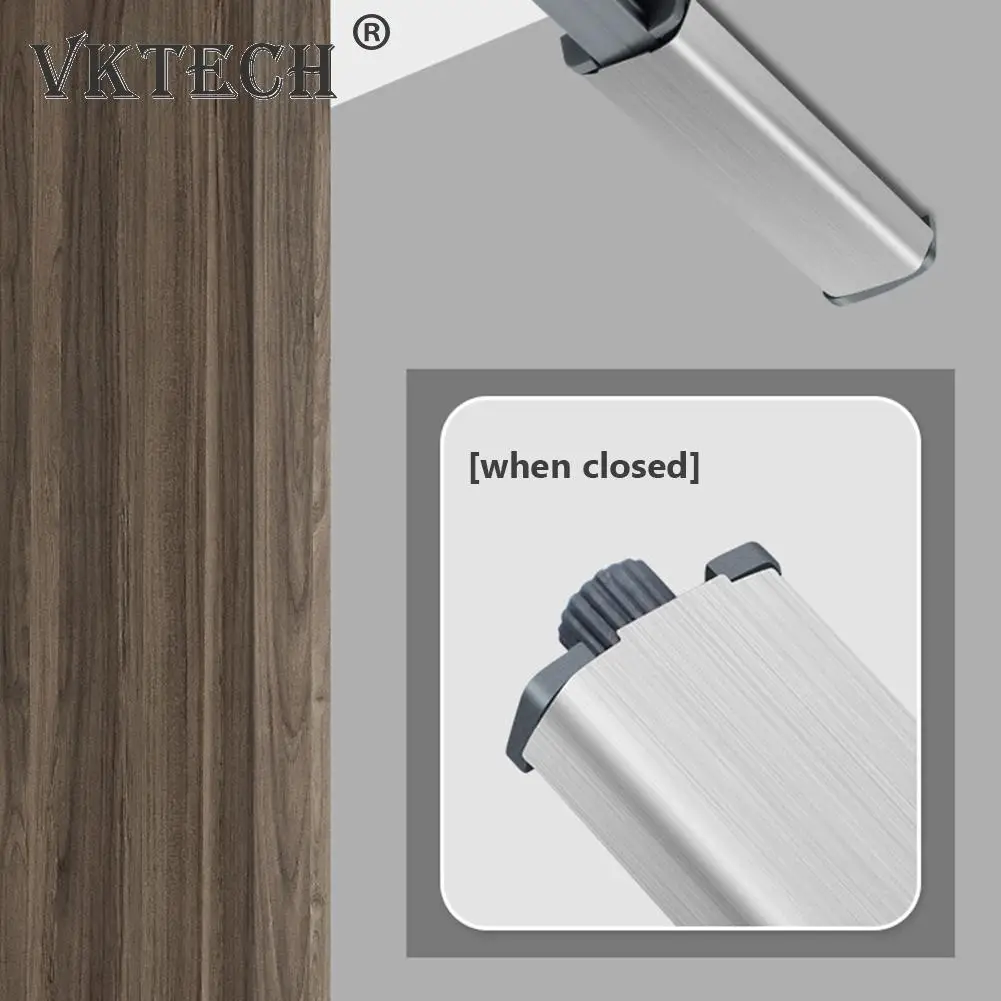 10pcs Door Stopper Cabinet Catches Stainless Steel Push To Open Touch Damper Buffers Soft Quiet Closer Magnetic Hardware Drawers