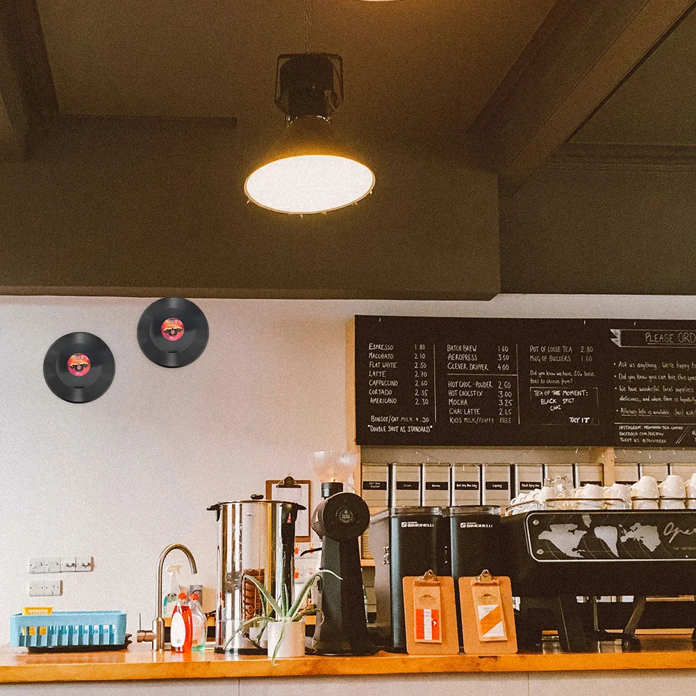 

6 Pcs Vinyl Record Decoration Decorative Records Ornaments for Crafts Household Vintage Posters Disco Prom Interior Adornments