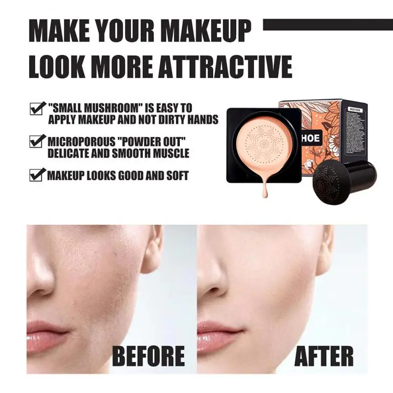 Makeup Holder Magical Brightening Reduces Appearance Of Pores Air Cushion Best Selling Rising Star Concealer Invisible Pores