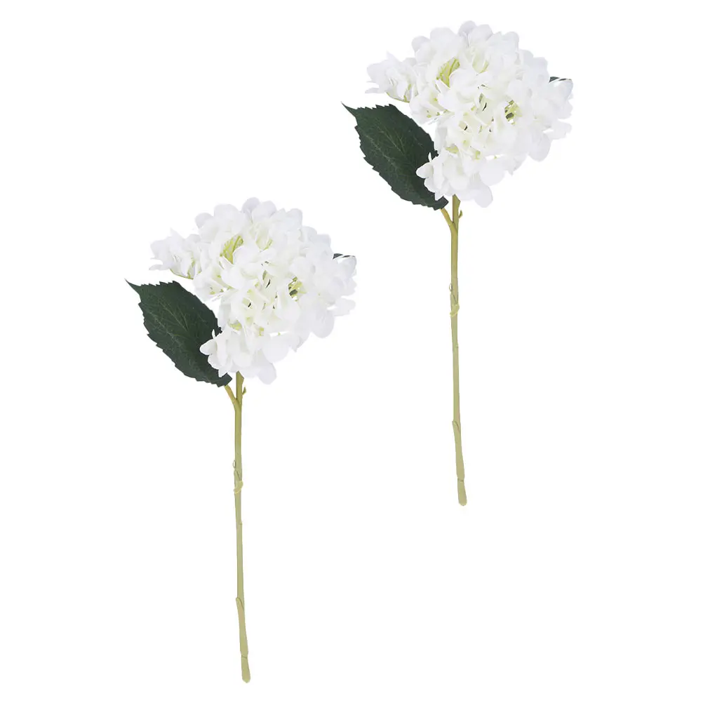 

2Pcs Artificial Bouquet Premium Silk Wedding Flower Prop Simulated Flower for Home Decor Photo Props Festival Adornment