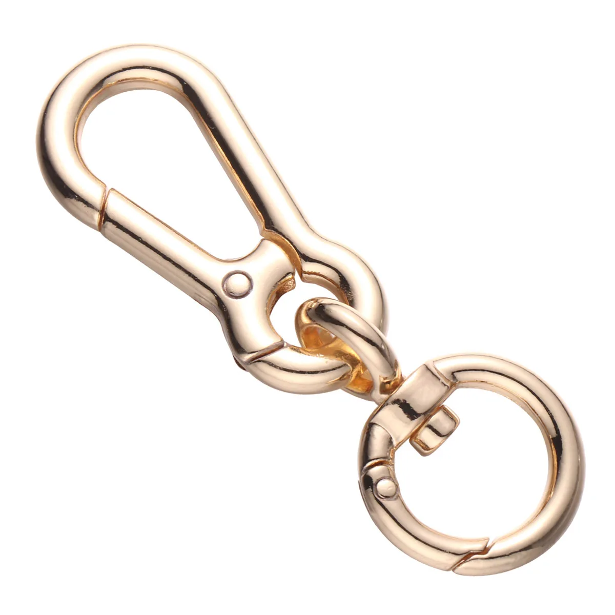 

3pcs Pet Leash Spring Ring Keychain Zinc Alloy Bag Strap Connector For Handbag Backpack Tote Luggage Diy Accessories