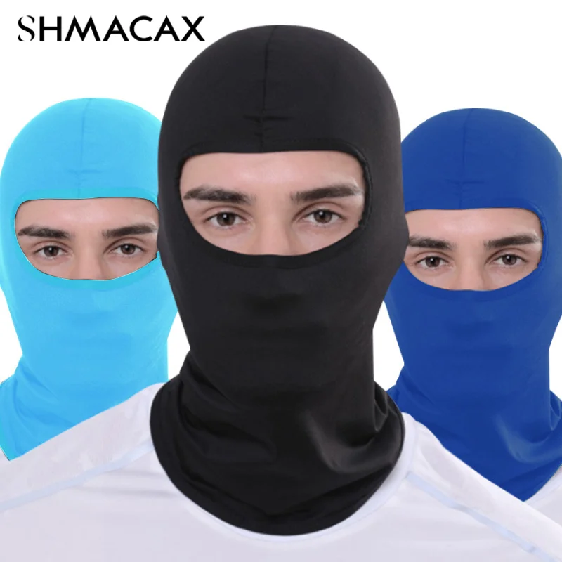 Mens Bicycle Balaclava Full Face Ski Mask Wearable Blanket Breathable Hiking Camping Hunting Tactical Airsoft Hat Neck Coverage