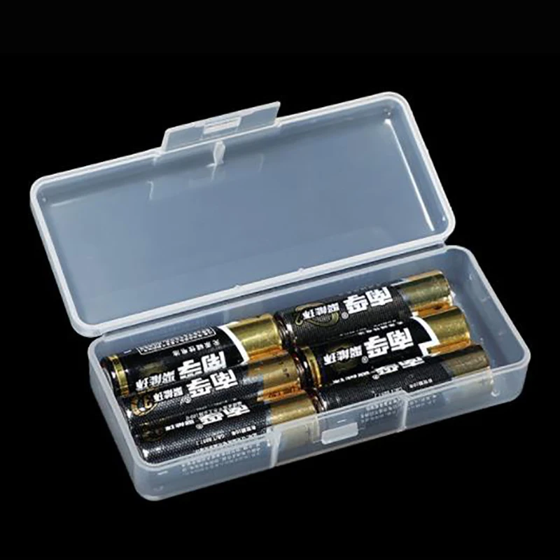Caja cuadrada de plástico transparente para almacenamiento de artículos pequeños, organizador de artículos diversos