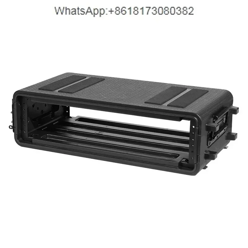 2U microphone box PE ABS microphone aviation video equipment processor plastic molding box