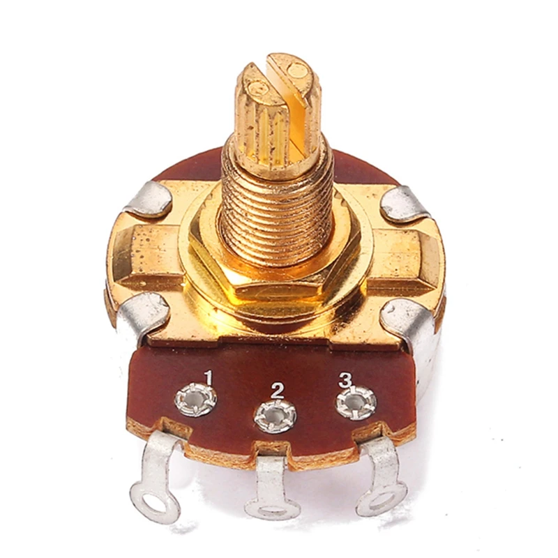 (AD10) 2 Pcs Guitar Bass Volume Tone Control Pots Potentiometer Switch A250K