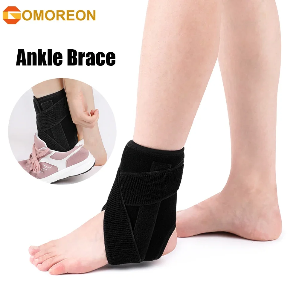 

Ankle Compression Brace Support Stabilizer with Aluminum Stays for Ankle Sprain Arthritis Strain Fatigue Achilles Tendon Sport