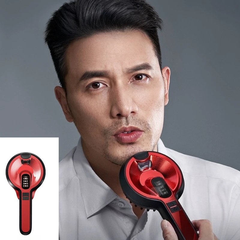 Electric Massage Comb Hair Generating Comb Vibration Massager Heating Scalp Applicator Portable Liquid Combs Scalp Care Tools