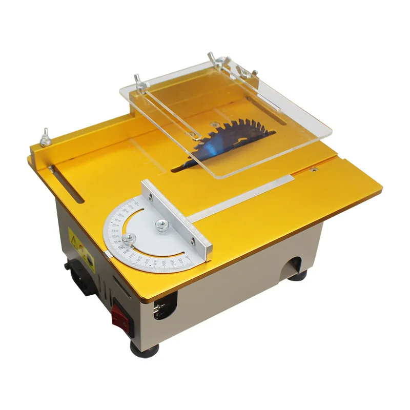 

Mini table saw household miniature handmade portable high power multi-functional woodworking can lift DIY table saw