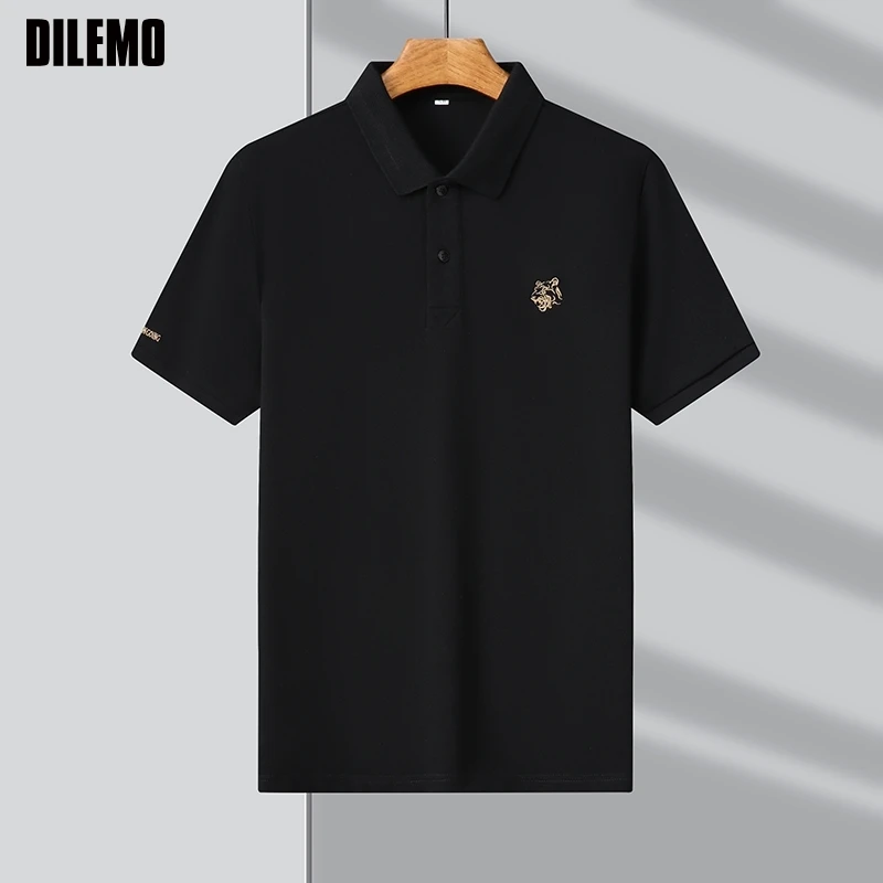 

Top Grade 100% Cotton New Summer Brand Polo Shirt Short Sleeve Embroidered Casual Trending Tops Fashions Clothing 2025 Mens