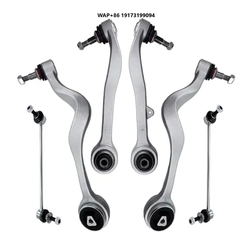 

6pcs Front Lower Control Arms & Sway Bar Links for-BMW E60 525i 528i 530i 545i 550i M5 RWD #OE Numbers Included