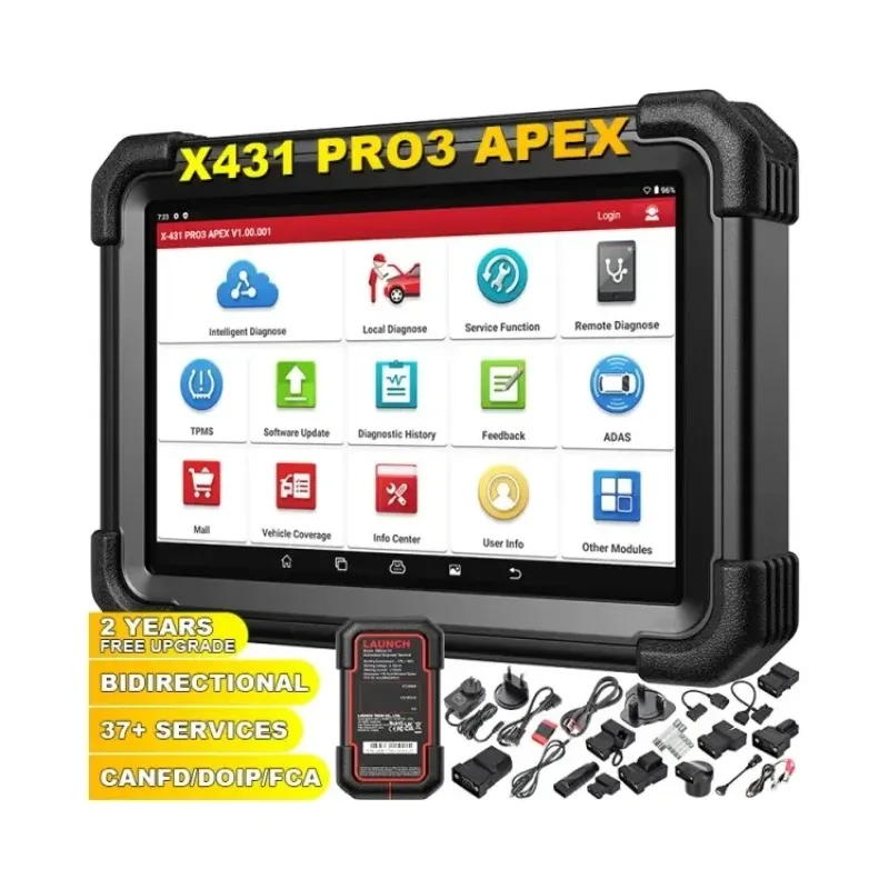 إطلاق X431 PRO3 APEX 12 Wolts الماسح الضوئي التشخيصي أداة تشخيص الماسح الضوئي Obd2 التلقائي