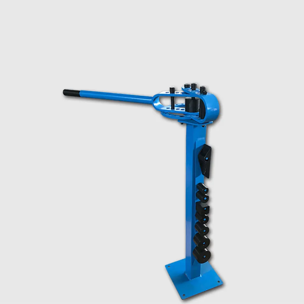 Floor Mounted Compact Bender with 7 Dies Mutifunctional 44in Telescopic Rubber Handle Copper Steel Tube Bending Tool YP-38