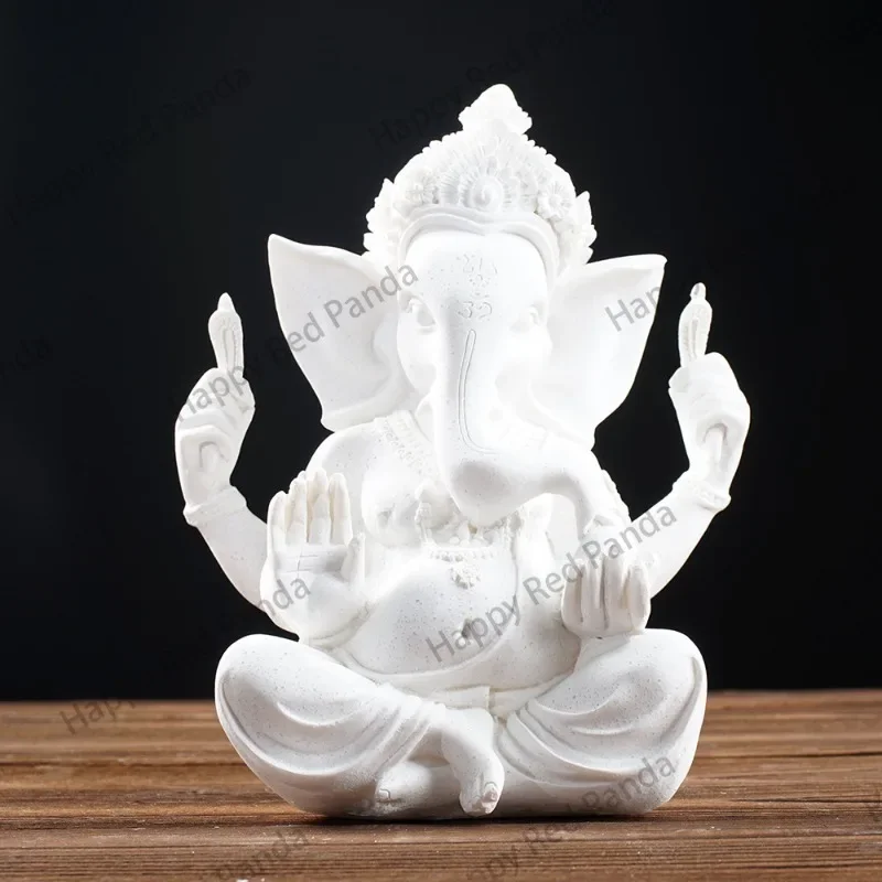 South East Asia Elephant Head God of Wealth Ornament Thai Zen Indian Elephant God Home Desktop Crafts Ornament