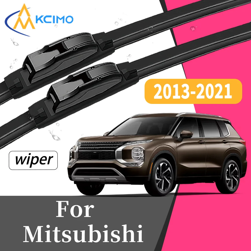 

2Pcs Front Windscreen Wiper Blades For Mitsubishi Outlander 3 MK3 2013-2021 Car Windshield Wiper Replacement Accessory