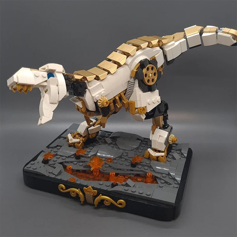 Moc Building Blocks Mecha Model Tyrannosaurus Rex Technical Bricks DIY Assembly Construction Toys For Child Holiday Gifts