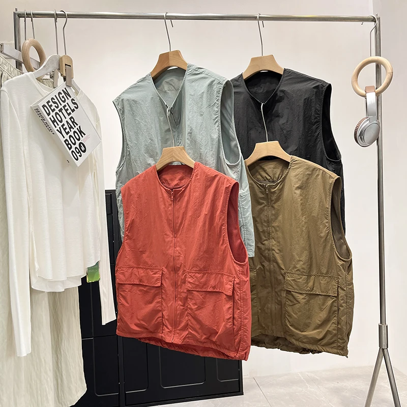 

ex Outdoor Легкий Qui Dry Повседневный жилет Svel Свободная рабочая одежда Тюлет Весна 2025 Другой материал