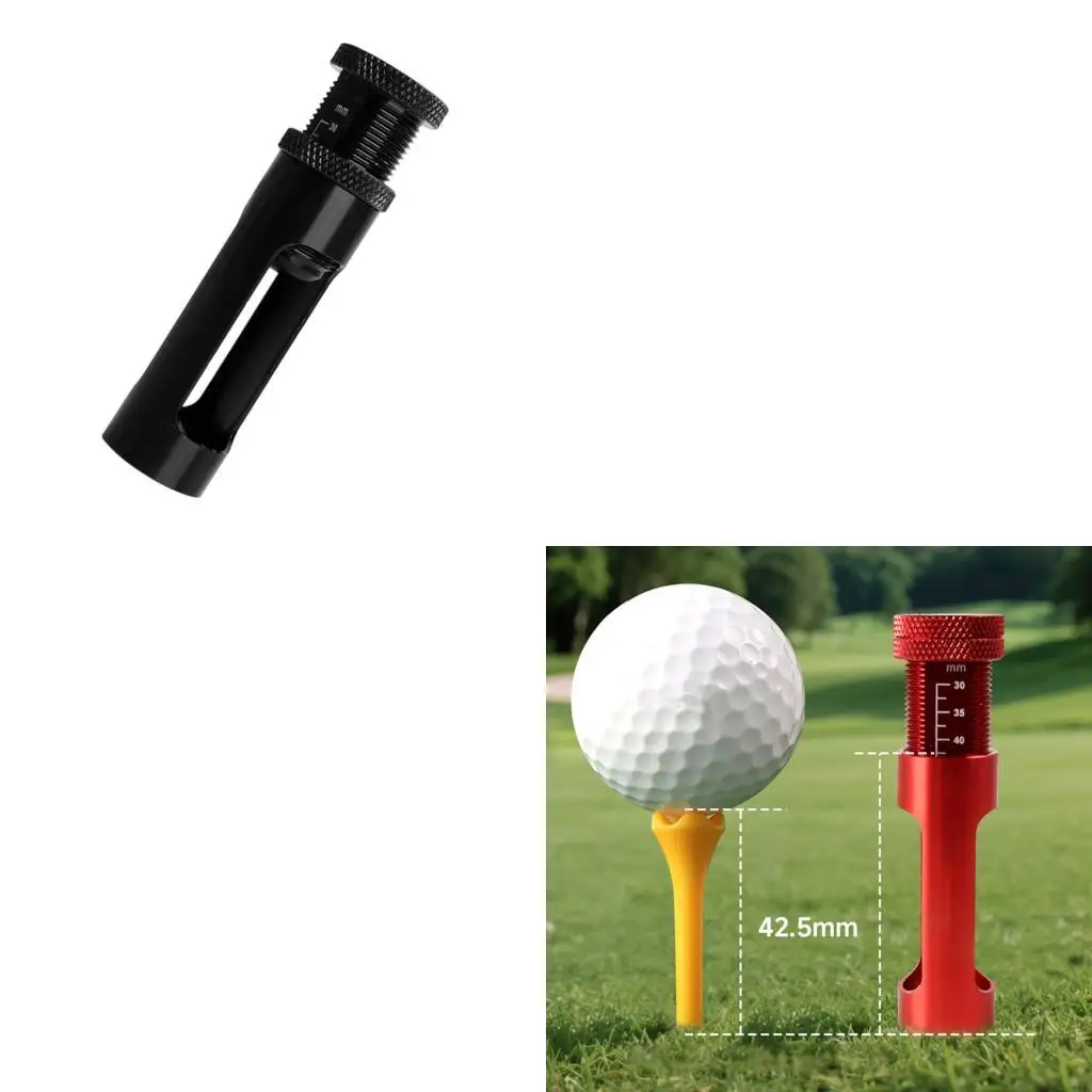 

Тройники для гольфа из алюминиевого сплава, регулятор высоты, прецизионные футболки, устройство установки высоты, регулируемые