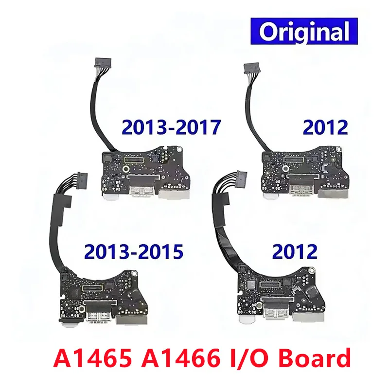 

Плата зарядки, USB, аудио и I/O портов A1465 A1466 для MacBook Air (820-3214-A, 820-3455-A, 820-3213-A, 820-3453-A) с разъемом DC Jack, 2012-2017 гг.