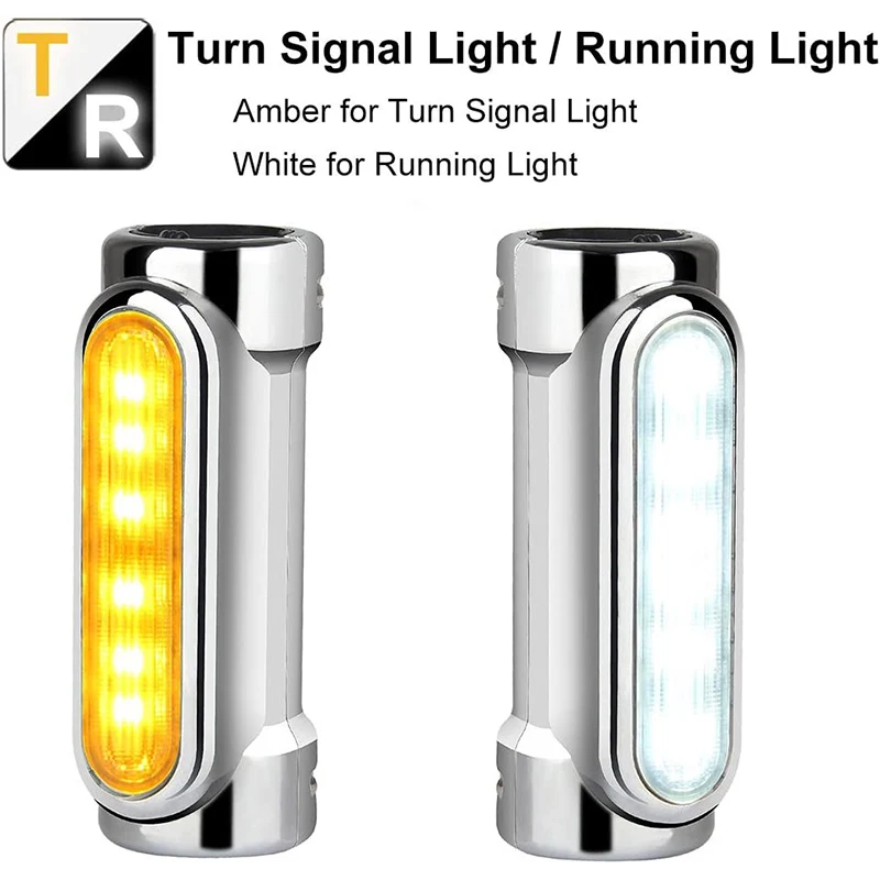 Motorcycle Highway Bar Switchback Driving Light White DRL With Turn Amber For Harley Motorcycle Touring Bikes Crash Bars view 4