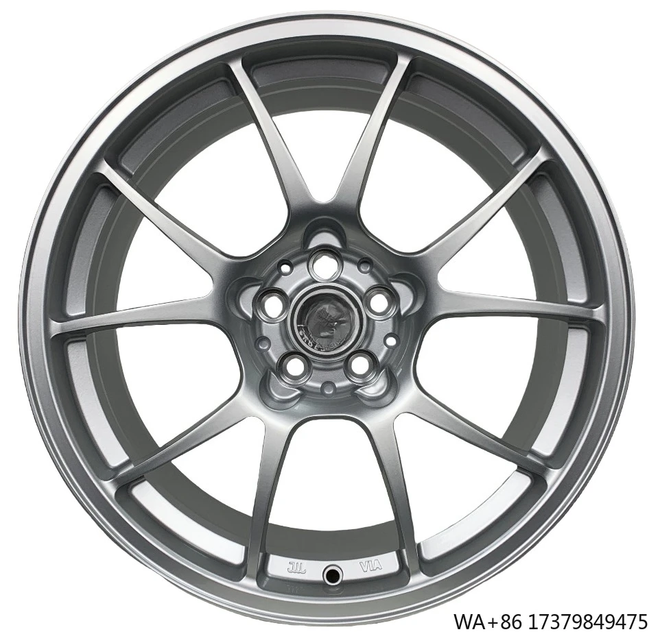 

Factory direct custom forged wheels size 18 inch PCD 5x100 sport wheels silver fully painted passenger car wheels