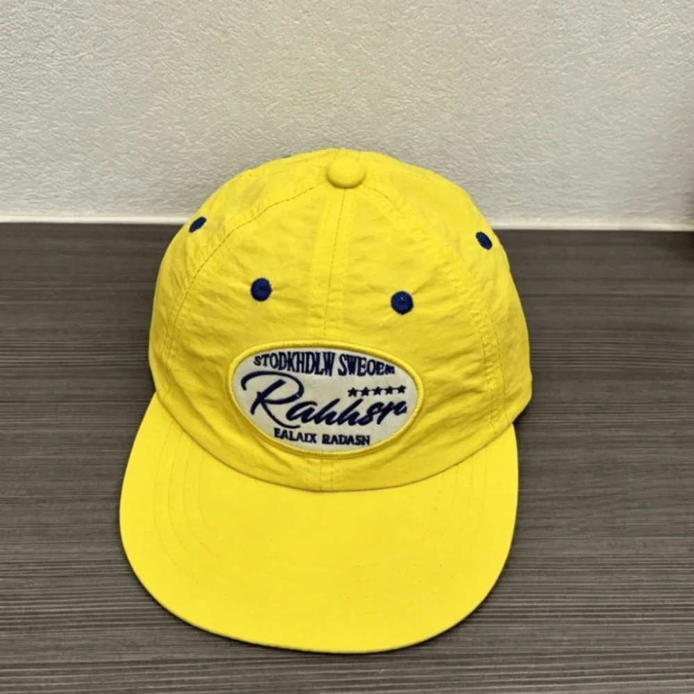 Breathable Quick-Drying Baseball Cap Sun Protection Flat Brim Lightweight Duckbill Cap Versatile Wear Embroidered Letters